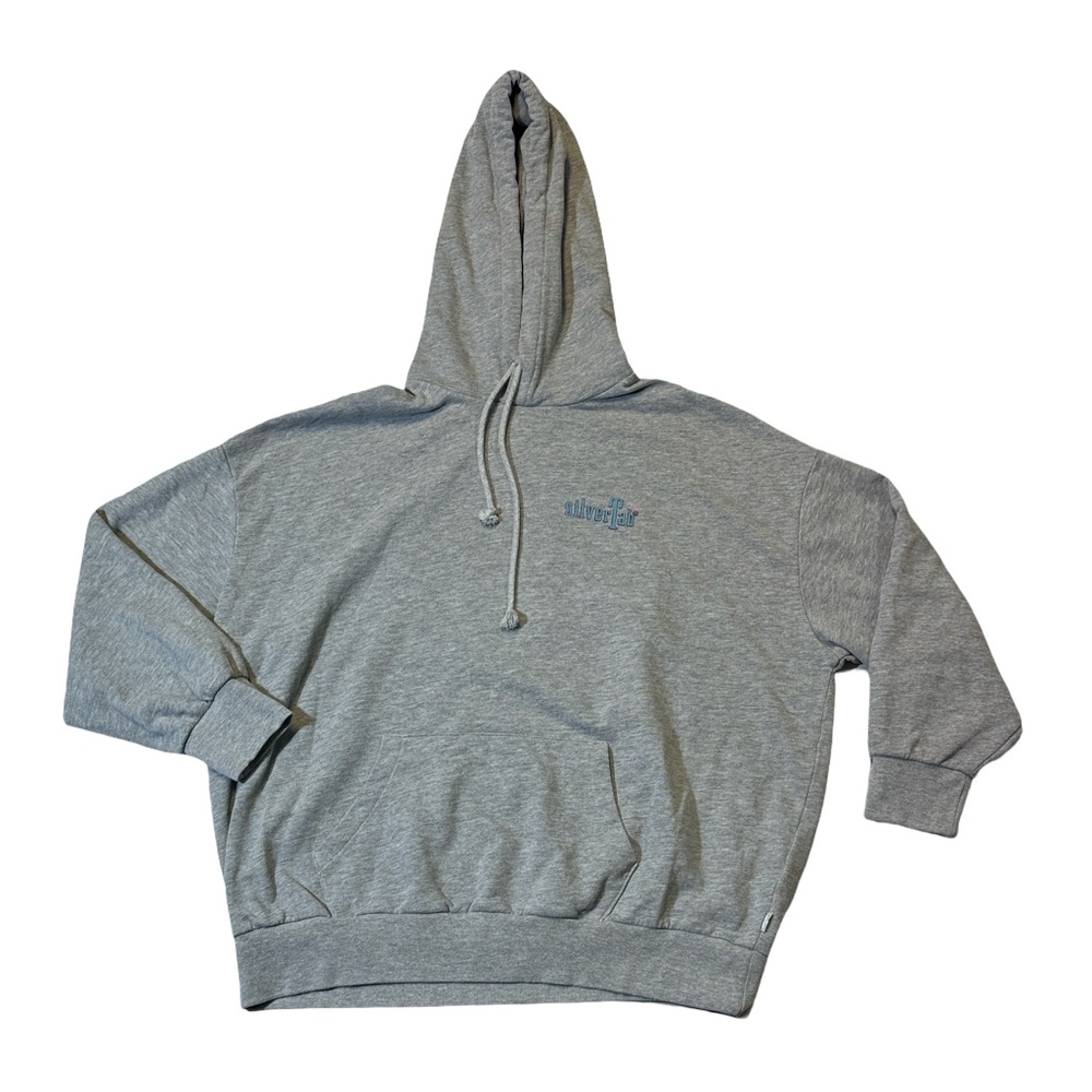Levi’s Silvertab mens S Smsll gray cotton blend pullover stretch hoodie EUC